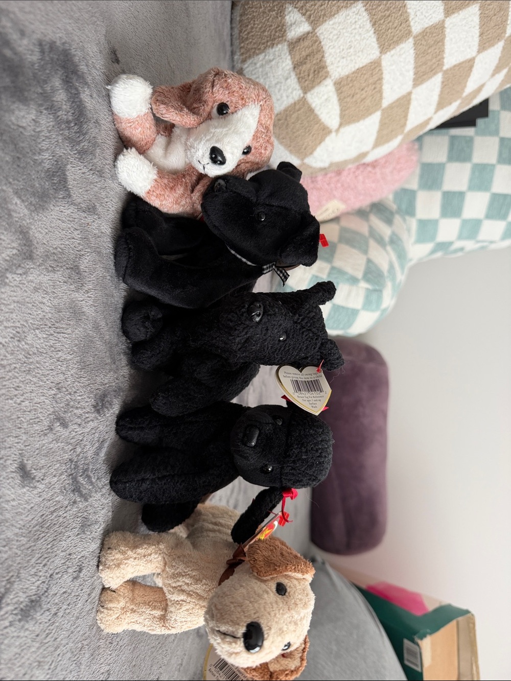 Ty Beanie Babies dog set